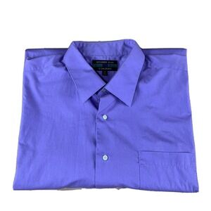 ALEXANDER JULIAN LONG SLEEVE‎ SHIRT LAVENDER MEN'S XLT 17 1/2  36/37 Dress Shirt
